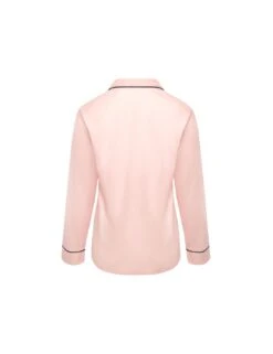 Bluebella Claudia Shirt And Trouser Set - Pale Pink/Black -Belle Lingerie Store 56625 bluebella claudia shirt and trouser set pale pinkblack 8