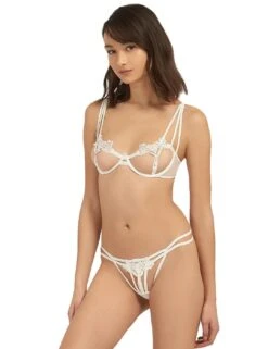 Bluebella Nova Thong - Ivory -Belle Lingerie Store 56668 bluebella nova thong ivory 8