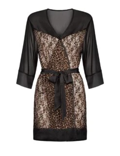 Obsessive Allunes Peignoir Robe - Black 10 Obsessive Allunes Peignoir Robe - Black -Belle Lingerie Store 56765 obsessive allunes peignoir robe black 5