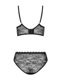 Obsessive Laurise Bra And Brief Set - Black -Belle Lingerie Store 56777 obsessive laurise bra and brief set black 3