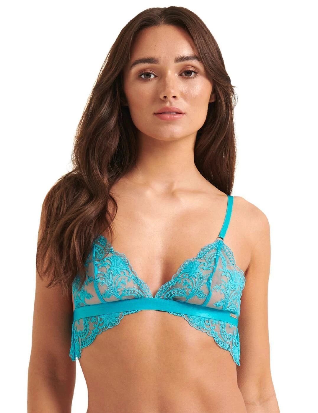 Bluebella Marseille Soft Bra - Peacock Blue 1 Bluebella Marseille Soft Bra - Peacock Blue