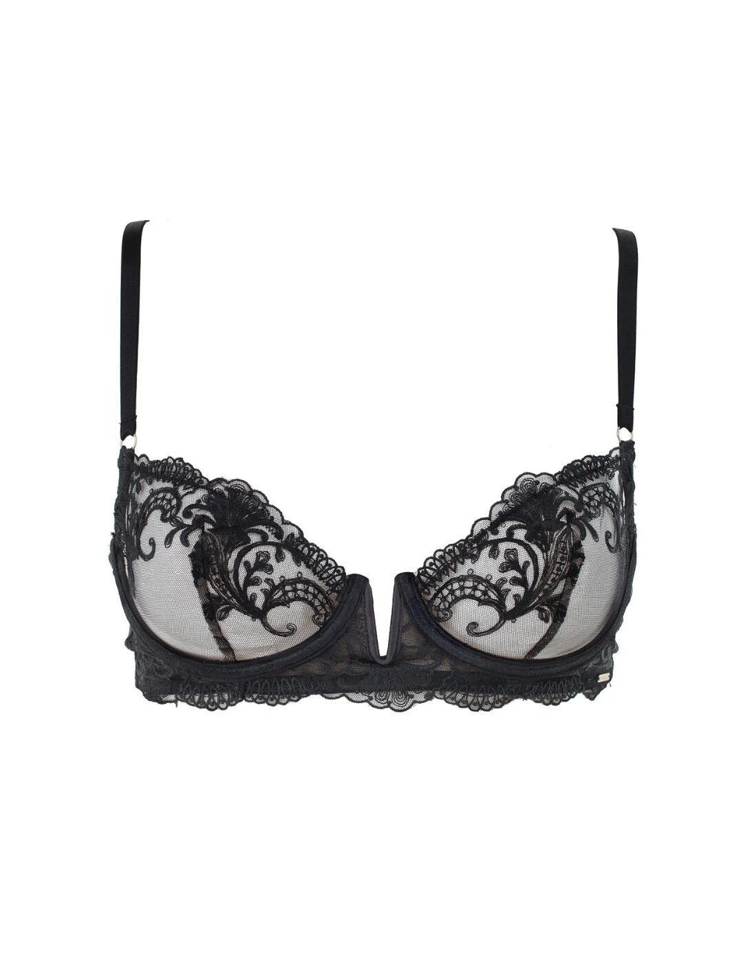 Bluebella Marseille Plunge Bra - Black 3 Bluebella Marseille Plunge Bra - Black - Image 3