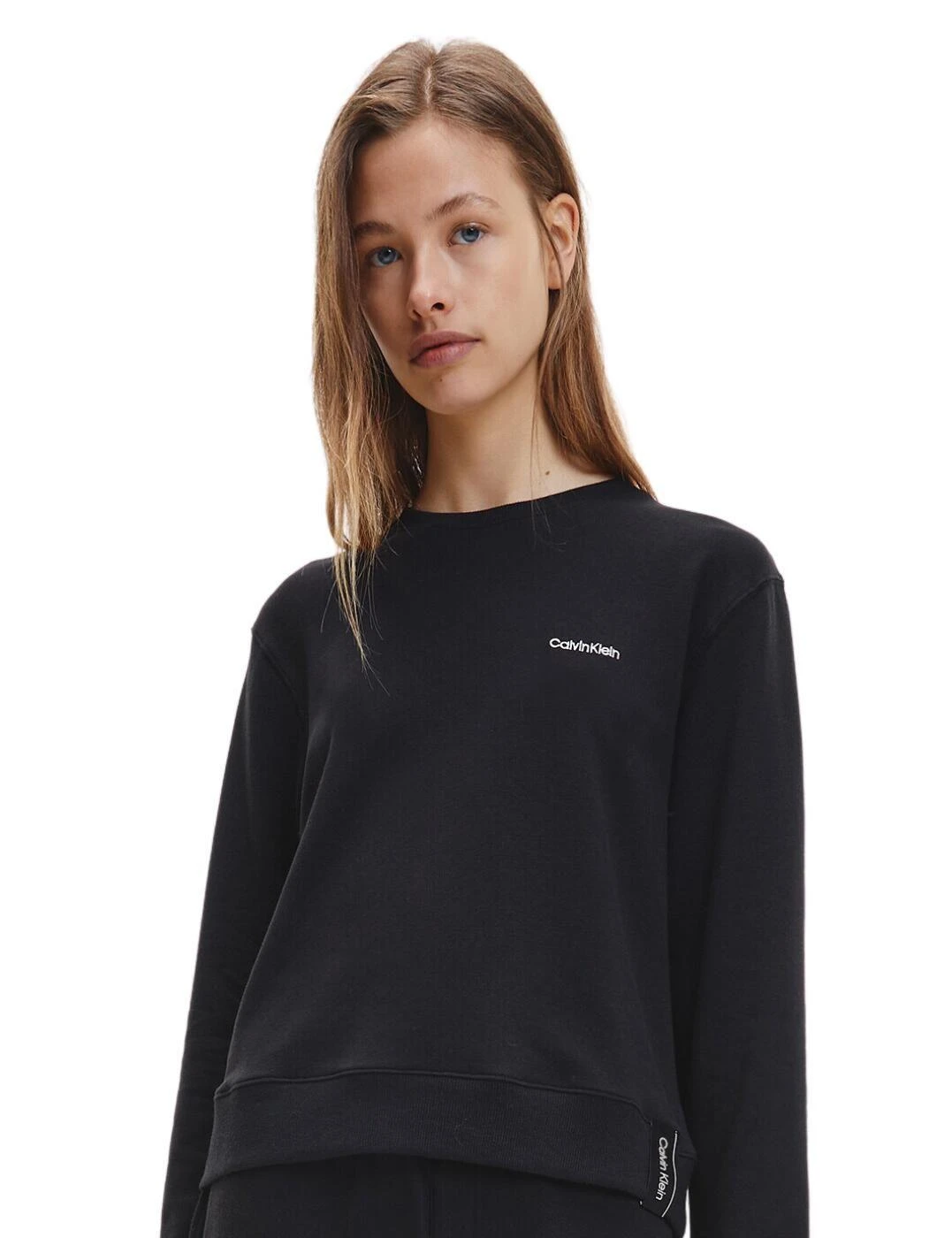 Calvin Klein Modern Cotton Sweatshirt - Black 1 Calvin Klein Modern Cotton Sweatshirt - Black