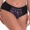 Curvy Kate WonderFully Shorty Brief - Black Floral