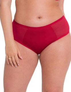 Curvy Kate WonderFully Shorty Brief - Strawberry Red