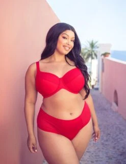 Curvy Kate WonderFully Shorty Brief - Strawberry Red -Belle Lingerie Store 56984 curvy kate wonderfully shorty brief strawberry red 7