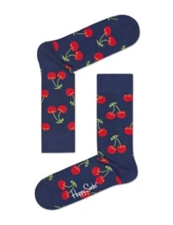 Happy Socks Cherry Sock - -6050 Navy