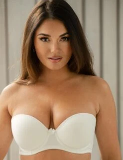 Pour Moi Definitions Strapless Multiway Bra - Ivory -Belle Lingerie Store 57127 pour moi definitions strapless multiway bra ivory 6