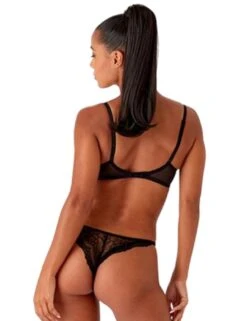 Gossard Superboost Lace Brazilian Brief - Black -Belle Lingerie Store 57196 gossard superboost lace brazilian brief black 4