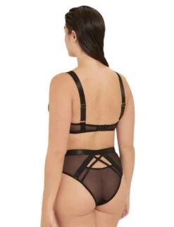 Bluebella Sawyer High Waist Brief - Black -Belle Lingerie Store 57305 bluebella sawyer high waist brief black 6