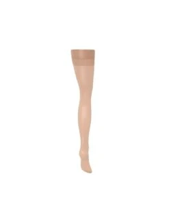 Bluebella Plain Top Stockings - Champagne -Belle Lingerie Store 57321 bluebella plain top stockings champagne 3