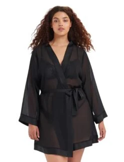 Bluebella Kimono Robe - Black