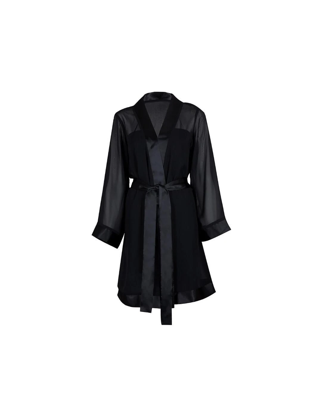 Bluebella Kimono Robe - Black 3 Bluebella Kimono Robe - Black - Image 3