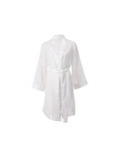 Bluebella Kimono Robe - Ivory 6 Bluebella Kimono Robe - Ivory -Belle Lingerie Store 57388 bluebella kimono robe ivory 3