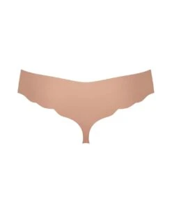 Sloggi Zero Feel Microfibre Thong - Cameo Brown -Belle Lingerie Store 57410 sloggi zero feel microfibre thong cameo brown 4