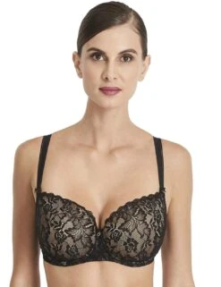 Aubade Rosessence Comfort Half Cup Bra - Noir