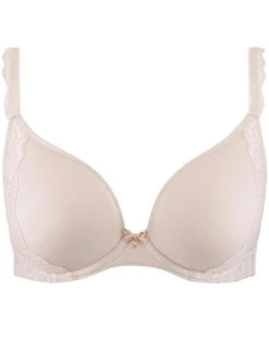 Aubade Sweetessence Plunge Spacer Bra - Skin -Belle Lingerie Store 57525 aubade sweetessence plunge spacer bra skin 3