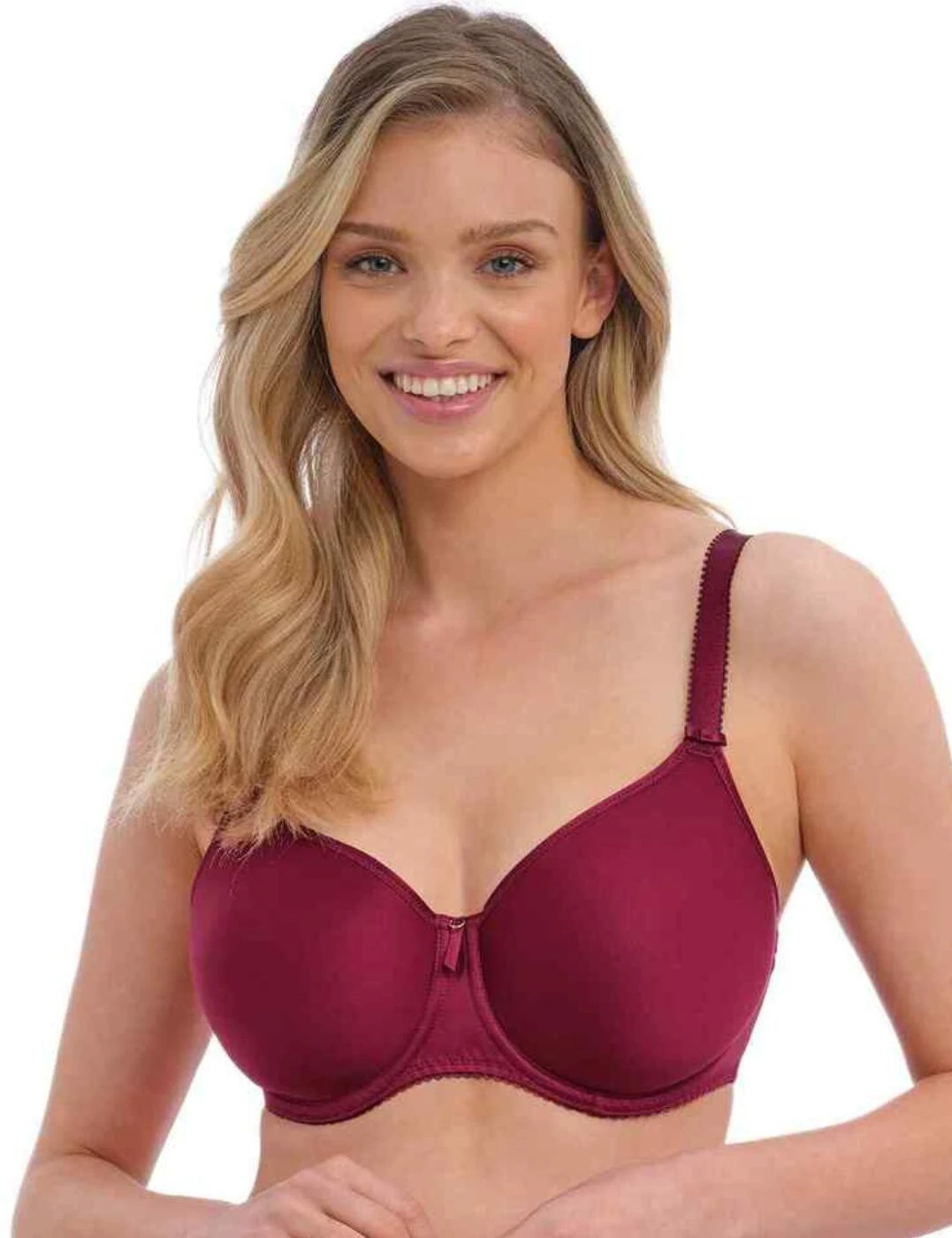 Fantasie Rebecca Essentials Moulded Spacer Bra - Berry 1 Fantasie Rebecca Essentials Moulded Spacer Bra - Berry
