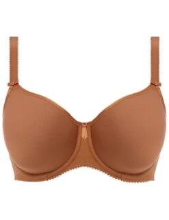 Fantasie Rebecca Essentials Moulded Spacer Bra - Cinnamon -Belle Lingerie Store 57778 fantasie rebecca essentials moulded spacer bra cinnamon 3