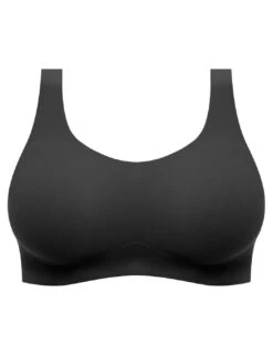 Fantasie Smoothease Non Wired Bralette - Black -Belle Lingerie Store 57850 fantasie smoothease non wired bralette black 3