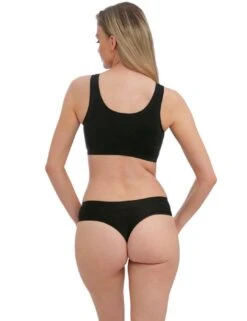Fantasie Smoothease Non Wired Bralette - Black -Belle Lingerie Store 57850 fantasie smoothease non wired bralette black 5