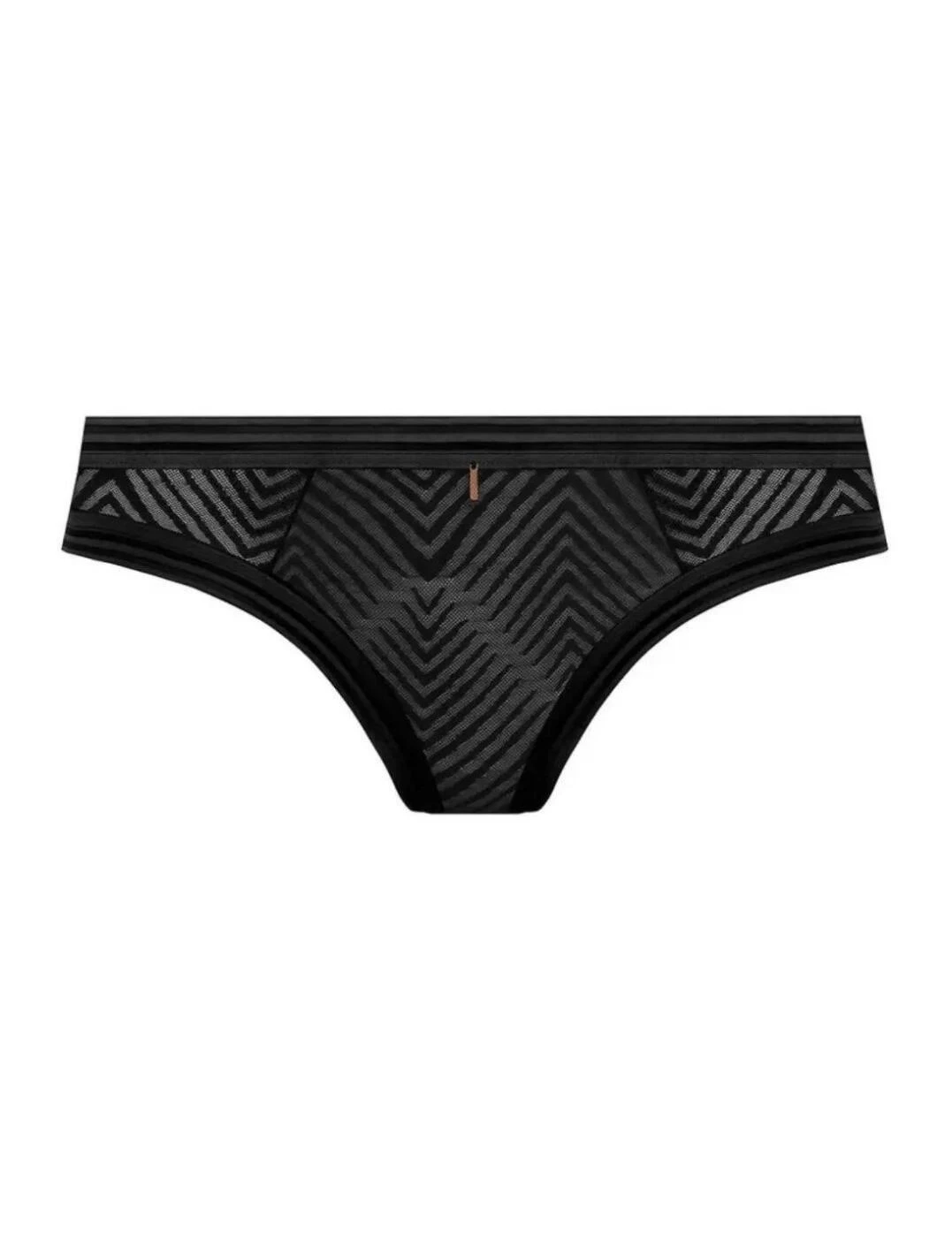 Freya Tailored Brazilian Brief - Black 3 Freya Tailored Brazilian Brief - Black - Image 3