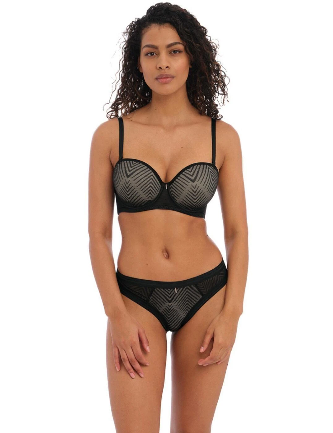 Freya Tailored Brazilian Brief - Black 4 Freya Tailored Brazilian Brief - Black - Image 4