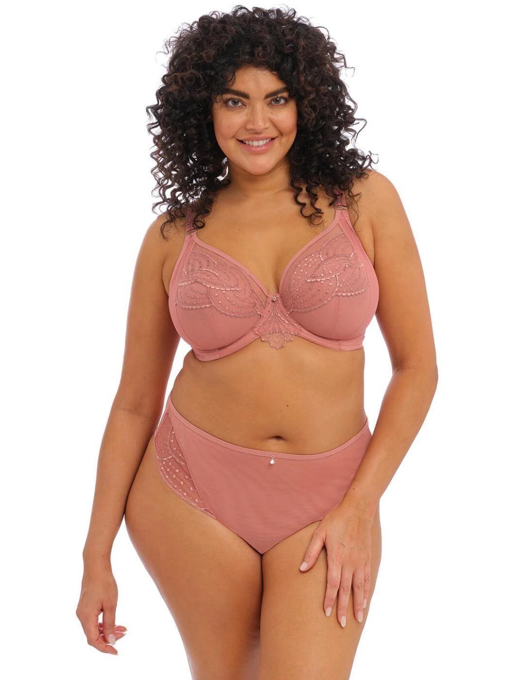 Elomi Priya Brazilian Brief - Rose Gold 5 Elomi Priya Brazilian Brief - Rose Gold - Image 5