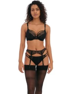 Freya Temptress Brazilian Brief - Black -Belle Lingerie Store 58076 freya temptress brazilian brief black 7