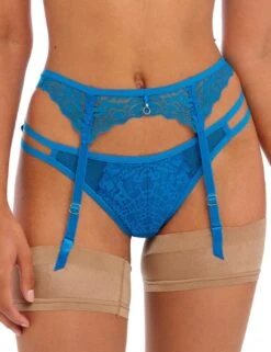 Freya Temptress Suspender Belt - Med Blue