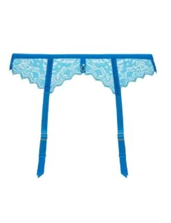 Freya Temptress Suspender Belt - Med Blue -Belle Lingerie Store 58079 freya temptress suspender belt med blue 4