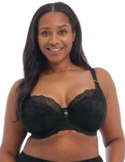 Elomi Brianna Padded Half Cup Bra - Black