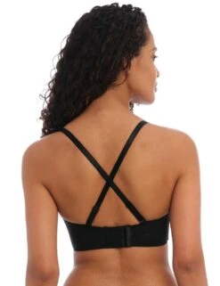 Freya Tailored Padded Strapless Bra - Black -Belle Lingerie Store 58090 freya tailored padded strapless bra black 5
