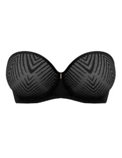Freya Tailored Padded Strapless Bra - Black -Belle Lingerie Store 58090 freya tailored padded strapless bra black 7