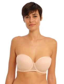 Freya Tailored Padded Strapless Bra - Natural Beige