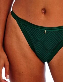 Freya Tailored Brief - Deep Emerald -Belle Lingerie Store 58092 freya tailored brief deep emerald 5