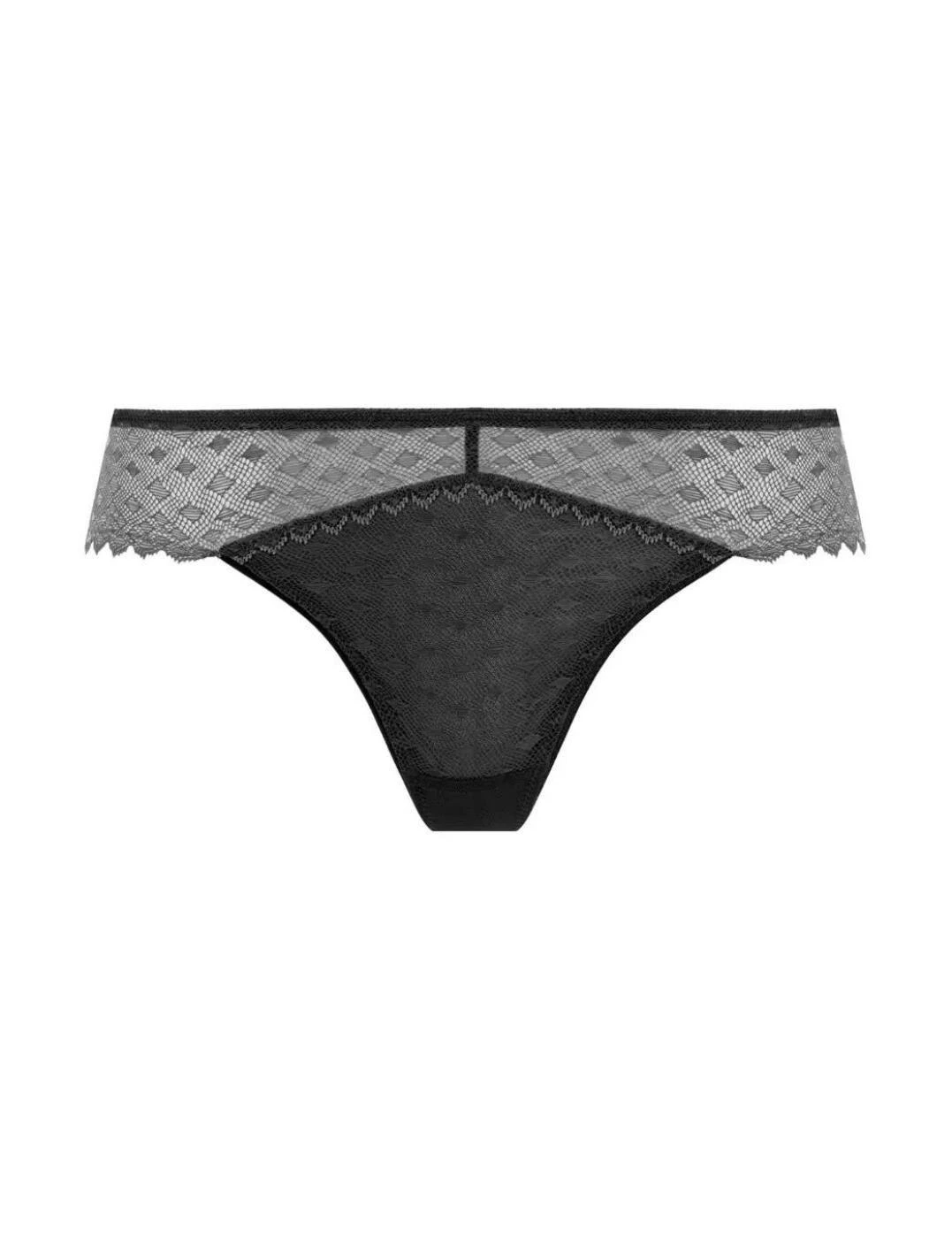 Freya Signature Brazilian Brief - Black 4 Freya Signature Brazilian Brief - Black - Image 4