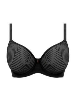 Freya Tailored Plunge T Shirt Bra - Black -Belle Lingerie Store 58121 freya tailored plunge t shirt bra black 4
