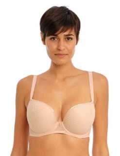 Freya Tailored Plunge T Shirt Bra - Natural Beige