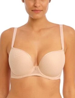Freya Tailored Plunge T Shirt Bra - Natural Beige -Belle Lingerie Store 58121 freya tailored plunge t shirt bra natural beige 5