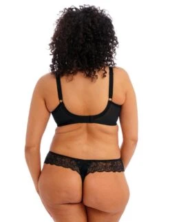 Elomi Brianna Thong - Black -Belle Lingerie Store 58123 elomi brianna thong black 4