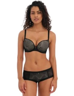 Freya Tailored Shorty Brief - Black -Belle Lingerie Store 58125 freya tailored shorty brief black 5