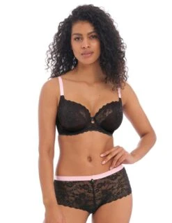Freya Offbeat Shorty Brief - Black -Belle Lingerie Store 58157 freya offbeat shorty brief black 5