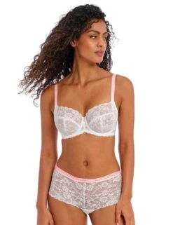Freya Offbeat Shorty Brief - White -Belle Lingerie Store 58157 freya offbeat shorty brief white 4