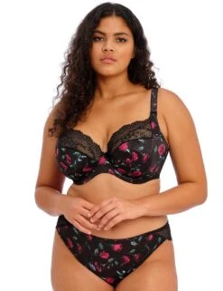 Elomi Lucie Brazilian Brief - Rock 'N' Rose -Belle Lingerie Store 58382 elomi lucie brazilian brief rock n rose 3