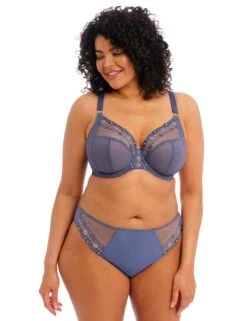 Elomi Matilda Thong - Denim Daisy -Belle Lingerie Store 58440 elomi matilda thong denim daisy 4