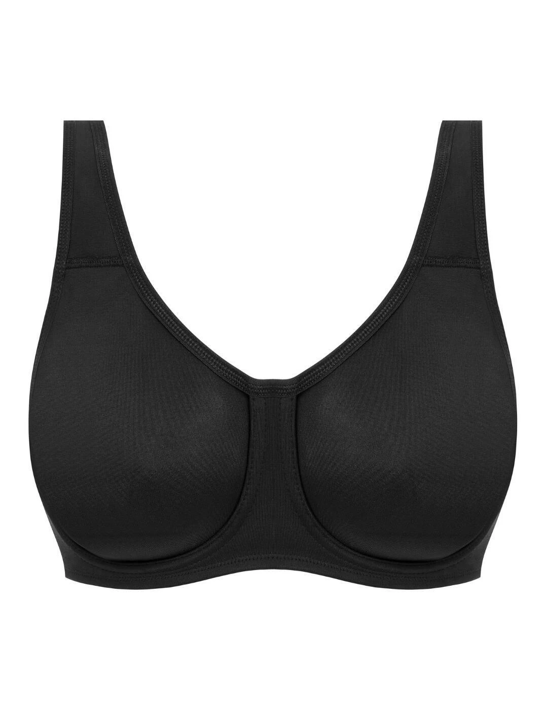Wacoal Simone Sports Bra - Black 4 Wacoal Simone Sports Bra - Black - Image 4