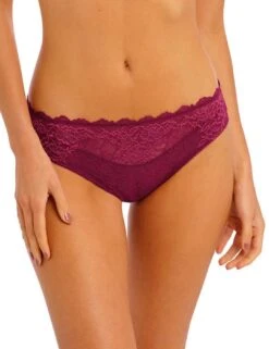 Wacoal Lace Perfection Brief - Red Plum