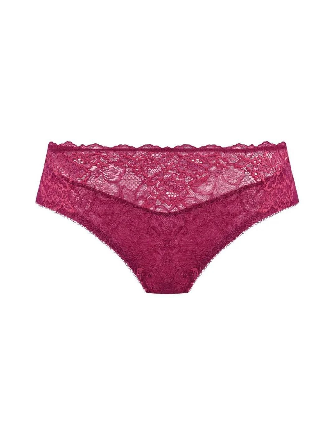 Wacoal Lace Perfection Brief - Red Plum 4 Wacoal Lace Perfection Brief - Red Plum - Image 4