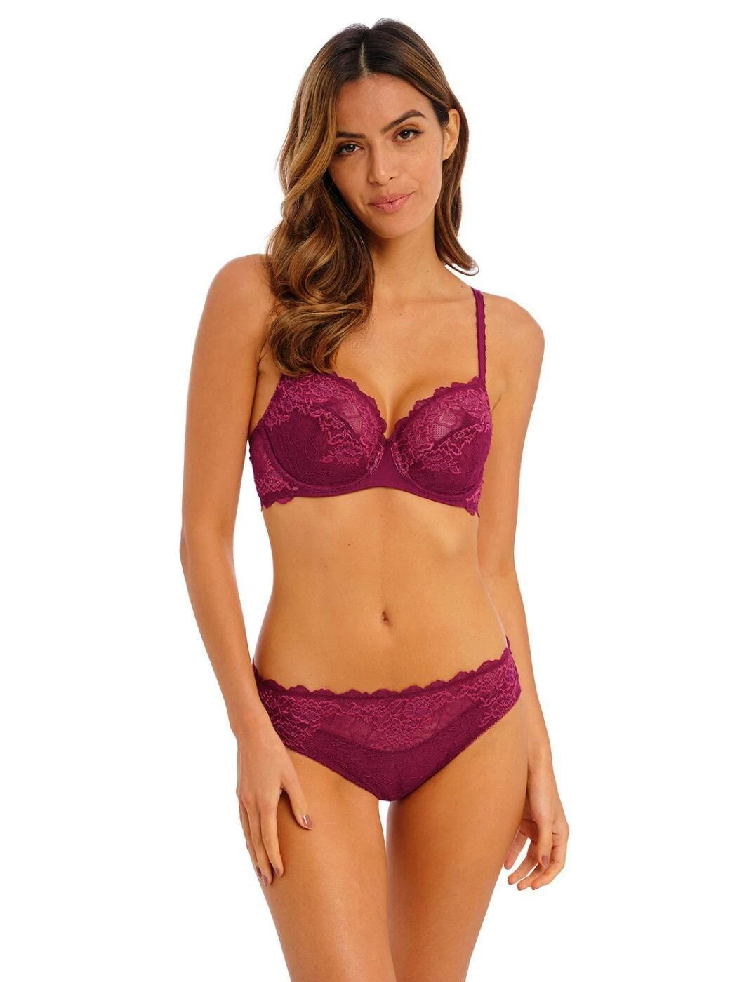 Wacoal Lace Perfection Brief - Red Plum 5 Wacoal Lace Perfection Brief - Red Plum - Image 5